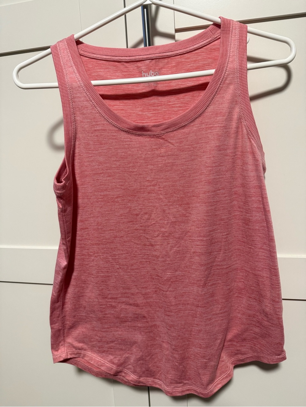 Reitmans Pink Heather Scoop Neck Tank